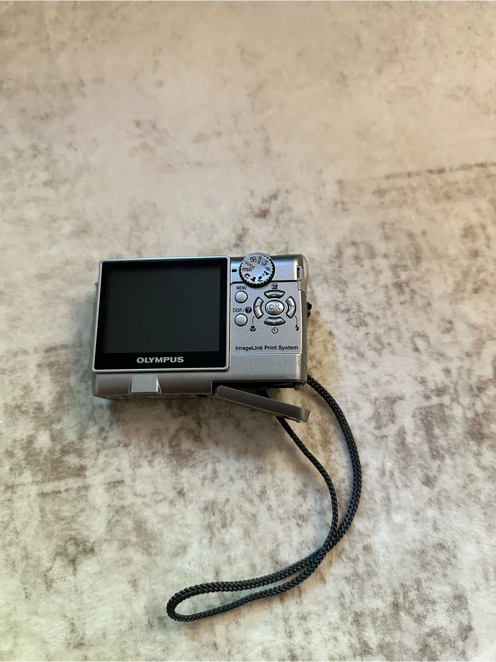 Olympus FE-140 6.0MP Digital Camera Silver Tested Working Loose Battery Lid